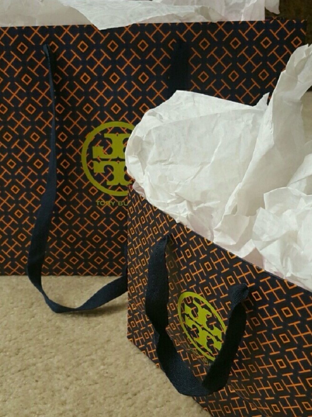 🆕 Tory Burch Paper Bags (3 Pieces)